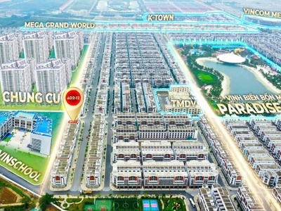 Shophouse ad2-12 với thiết kế độc đáo, 2 mặt tiền thoáng đãng vinhomes ocean park 2 1