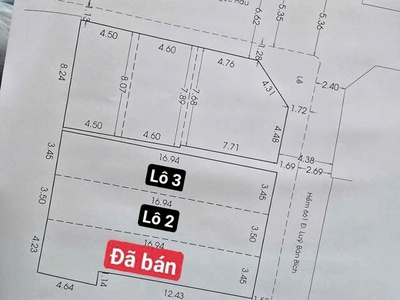 Bán nhà nát sát mt lũy bán bích  dt 3.5x18.5m. cách mt 25m.   hẻm xe taxi thông. giá 5.8 tỷ tl. 2