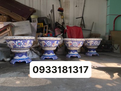 Cơ sở chậu hoa Thế Sơn - chậu hoa dán sành sứ - chậu khảm sành - cẩn miễng 18