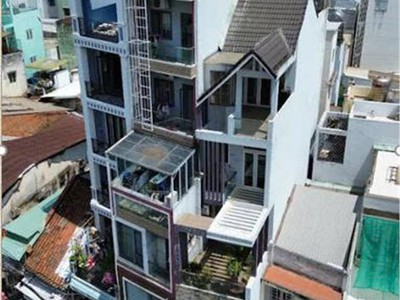 Hơn 16 tỷ- mặt tiền kd gần chợ bình tây 6tầng,st btct, 4.1x180 hdt.30tr/th 4