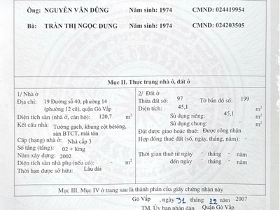 Bán nhà riêng hxh phan huy ích, p14, gò vấp giá tốt chính chủ 3