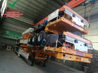 Sơ mi rơ mooc xương  XINGHONGDONG PATEC 3 trục 12 gù 40feet 0