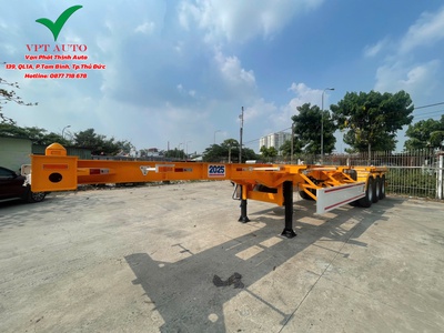 Sơ mi rơ mooc xương  XINGHONGDONG PATEC 3 trục 12 gù 40feet 4