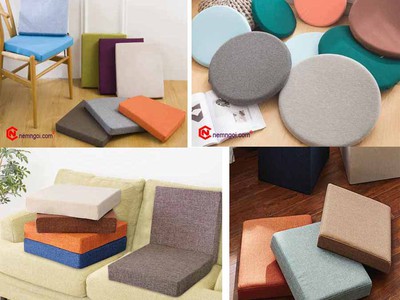 Nệm đệm ngồi bệt lót ghế 3