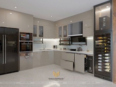 Những lưu ý khi thiết kế và thi công tủ bếp inox cánh kính 0
