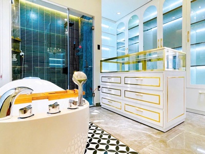 Nhà thông minh đẳng cấp tại quận gò vấp, căn góc hẻm xe tải, diện tích 260 m2, 5 tầng, giá 1