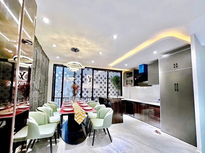 Nhà thông minh đẳng cấp tại quận gò vấp, căn góc hẻm xe tải, diện tích 260 m2, 5 tầng, giá 2