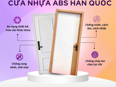 Cửa nhựa ABS Hàn Quốc 3