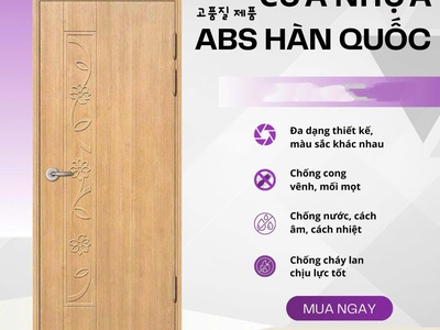 Cửa nhựa ABS Hàn Quốc 1