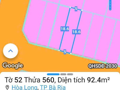 Chủ có lô lan anh 2 trục chính đường 23 thành phố bà rịa 1