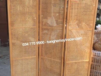 Xưởng làm vách ngăn bằng mây có thể gấp gọn 2