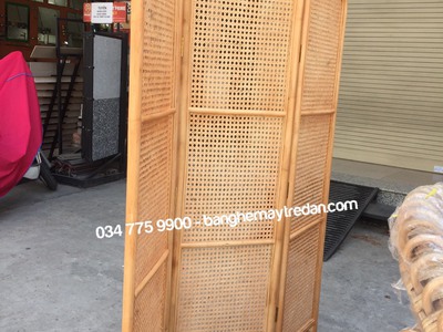 Xưởng làm vách ngăn bằng mây có thể gấp gọn 5