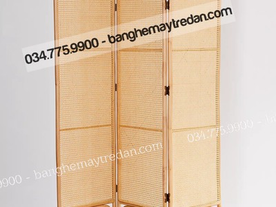 Xưởng làm vách ngăn bằng mây có thể gấp gọn 6