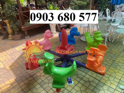 Đu quay ngoài trời đáng yêu dành cho trẻ em mầm non 7