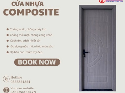 Cửa Nhựa Gỗ Composite 1