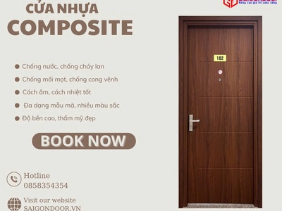 Cửa Nhựa Gỗ Composite 3