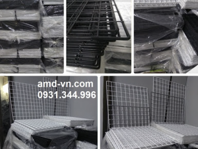 Khung Lưới trang trí, treo ảnh sáng tạo, Móc treo phụ kiện, rỗ nhựa treo lưới trang trí đa năng 6