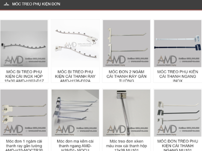 Thanh ray gắn tường, Tay đỡ giá kệ, móc treo phụ kiện, vật tư thi công shop tiết kiệm nhất hiện nay 5