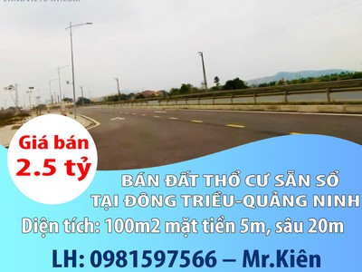 Chính chủ bán đất thổ cư sẵn sổ tại đông triều-quảng ninh 0