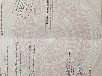 Chính chủ cần bán đất ở đường tư thức - xã nga thiện - huyện nga sơn- thanh hóa 3