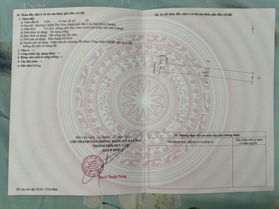 Chính chủ cần bán lô đất đẹp, p. chánh phú hòa, bến cát, bình dương 1