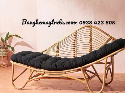 Ghế mây thư giãn dáng dài 5