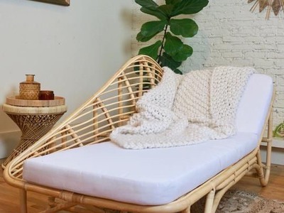 Ghế mây thư giãn dáng dài 7