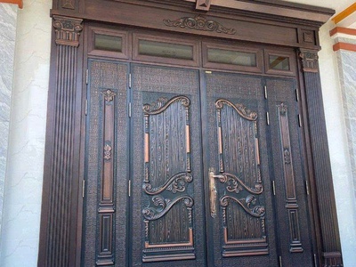 Cửa thép vân gỗ 0