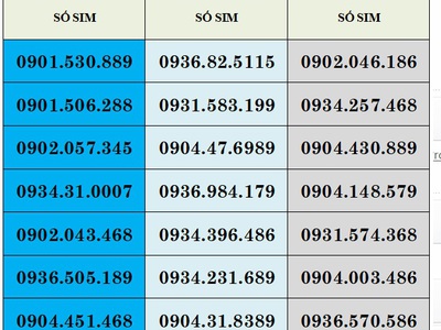 Xả lô sim trả trước mobifone - vào tên chính chủ 11