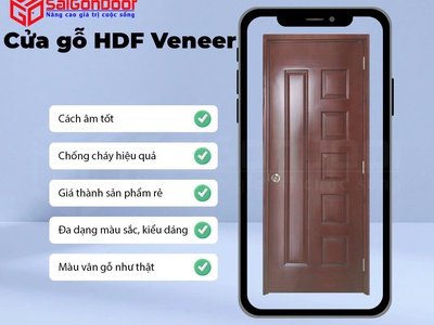 Cửa Gỗ Công Nghiệp HDF - Bền Đẹp, Tiết Kiệm, Thân Thiện Với Môi Trường 1