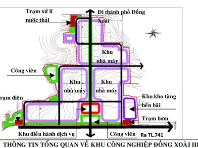 Bán 2 lô đất liền kề trong kcn Đồng Xoài 3 diện tích 7.891m2-8.337m2 vị trí vàng đầu tư. 1