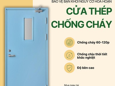 Cửa thép chống cháy chất lượng 0