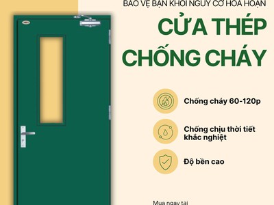 Cửa thép chống cháy chất lượng 1