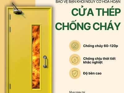 Cửa thép chống cháy chất lượng 2