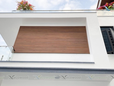 Tấm ốp tường cho ngoại thất, gỗ nhựa Ecowood 7