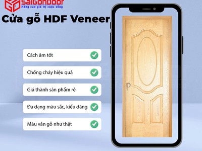 Cửa gỗ công nghiệp HDF 3