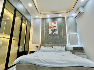Nhà mới 62m2 - 4PN - 4 tầng - Giá 7.75 tỷ - Hẻm Chuyên Dùng Chính, Q7 9