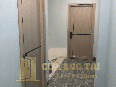 Cửa nhựa composite phôi đen cho cửa phòng ngủ 4