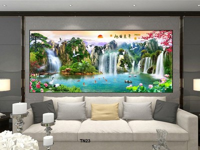 Tranh gạch 3d phong cảnh ốp tường - XCXV54 2