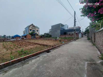 Đất lô góc, ô tô, thông, 100m2, mt6.5m. 3.3 tỷ, bắc thượng sóc sơn. 1