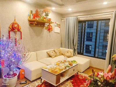 Cho thuê căn hộ chung cư tầng 12 hud3 60 nguyễn đức cảnh, 70m2, 2 ngủ, full đồ , 11 triệu 4