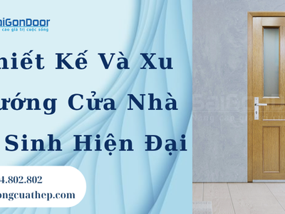 Thiết Kế Và Xu Hướng Cửa Nhà Vệ Sinh Hiện Đại 1