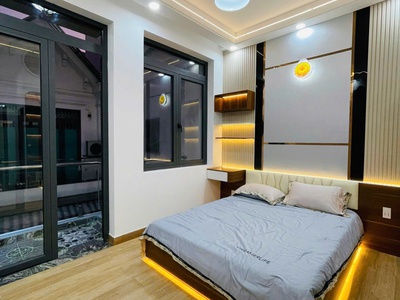 Bán nhà siêu đẹp gò vấp   4 tầng - hẻm ô tô - full nội thất - chỉ 6 tỷ x 1