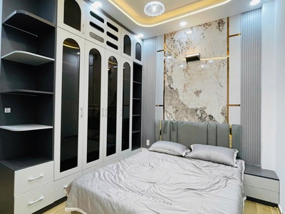 Bán nhà siêu đẹp gò vấp   4 tầng - hẻm ô tô - full nội thất - chỉ 6 tỷ x 2