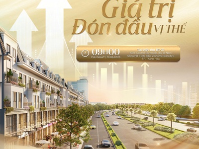 Bán cặp liền kề siêu vip khu đô thị Central Riverside Thanh Hóa chỉ với vốn ban đầu 3,x tỷ 4