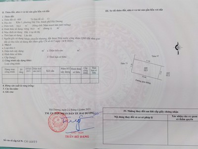 Đất đẹp - giá cực tốt - chính chủ bán nhanh đất khu 1, phường hải tân, thành phố hải dương. 0