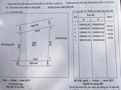 Cc cần bán 3 lô đất tại xuân sen thủy xuân tiên chương mỹ hà nội 1