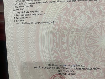 Bán lô đất ngõ 54 Tràng Cát, Hải An 61,7m2 giá 1.2 tỷ 3