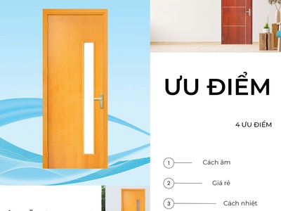 Khám Phá Ưu Điểm Vượt Trội Của Cửa Gỗ Công Nghiệp MDF 1