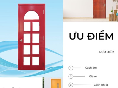 Cửa gỗ MDF Veneer Saigondoor 1